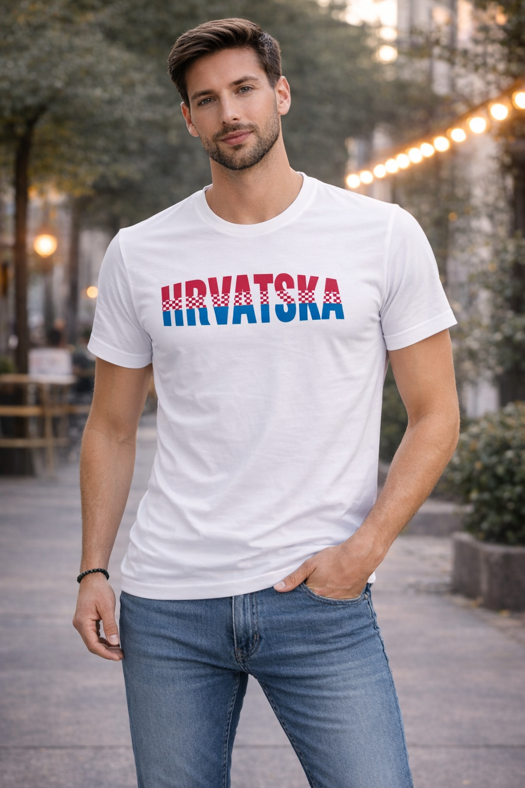 Herren T-Shirt Kroatien